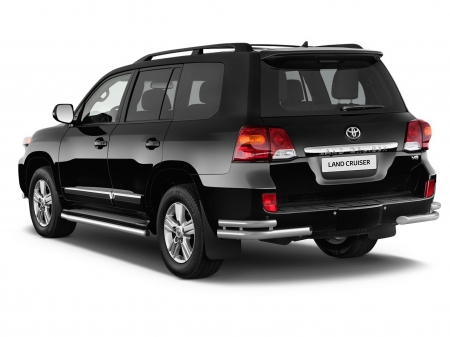 Защита порогов d51мм Toyota Land Cruiser 200, Lexus570 (нерж) 2013